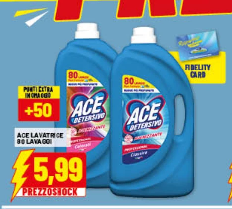 ACE Detersivo lavatrice