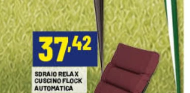 Sdraio Relax con cuscino flock