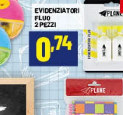 Plane evidenziatori fluo