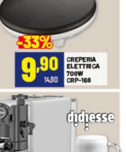 Creo crepiera elettrica CRP-168