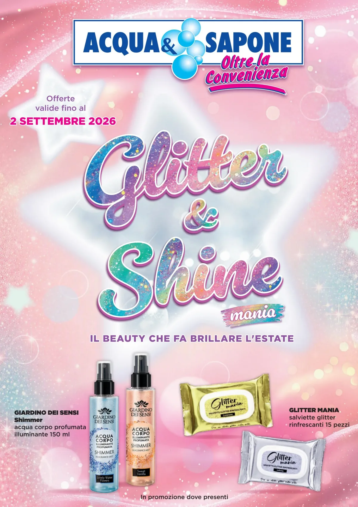 Volantino Acqua e Sapone