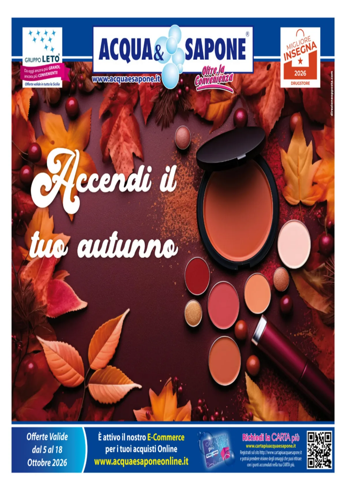 Copertina volantino Acqua e Sapone