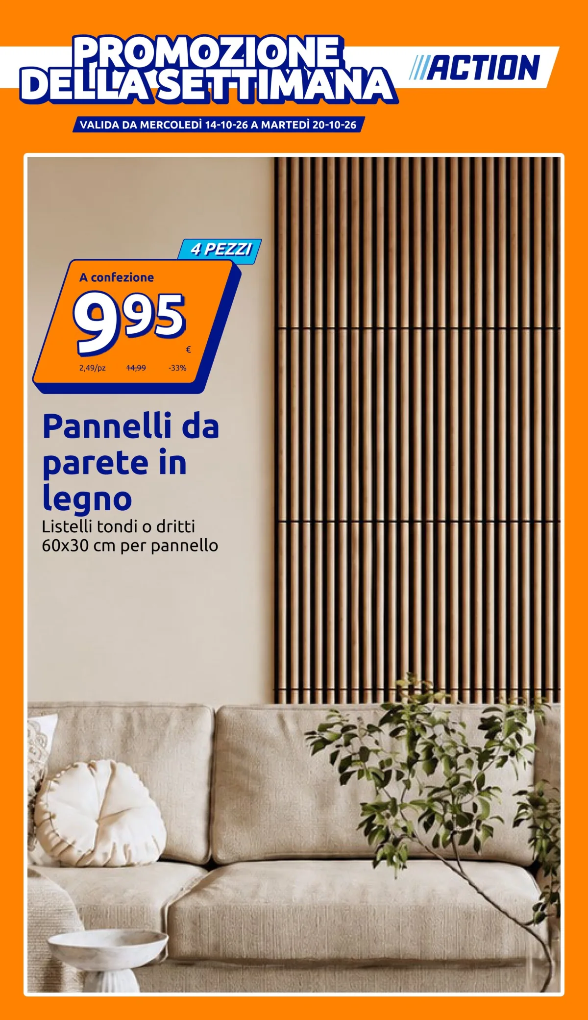 Copertina volantino Action