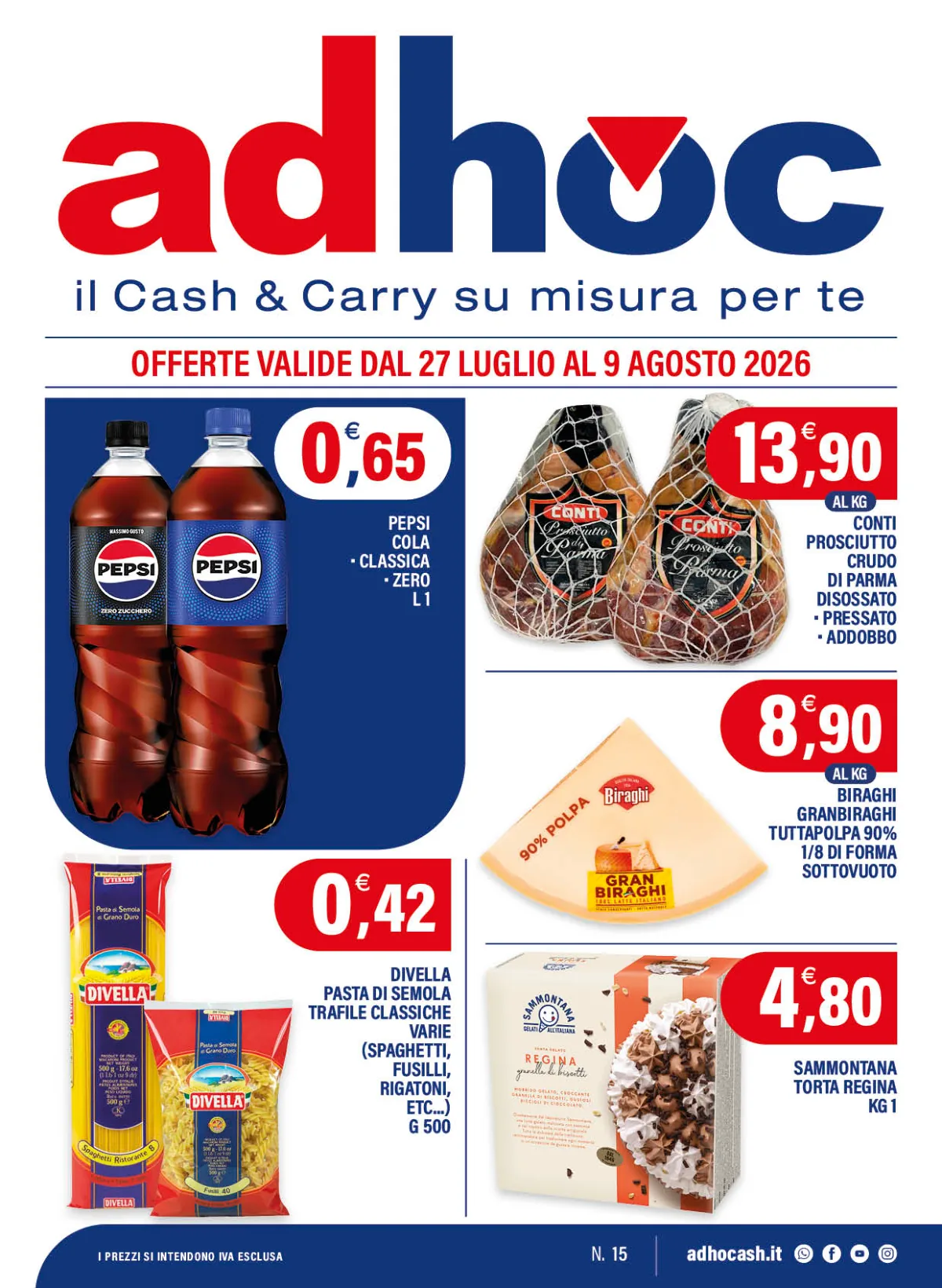 Volantino Adhoc a Vitulazio