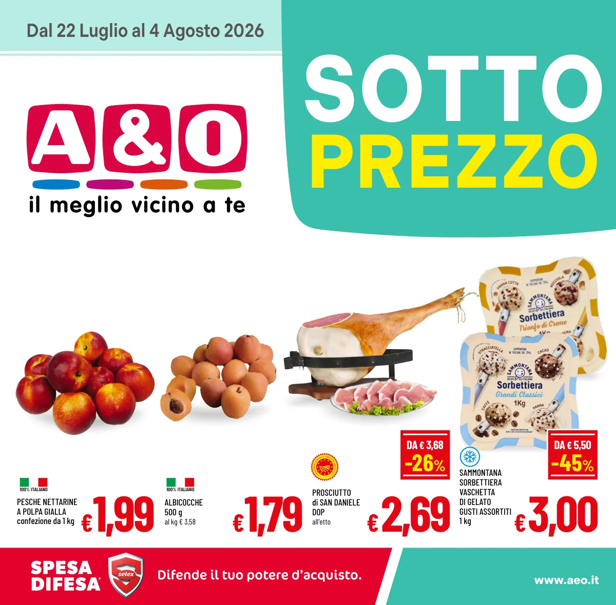 Volantino AeO a San Giovanni Ilarione