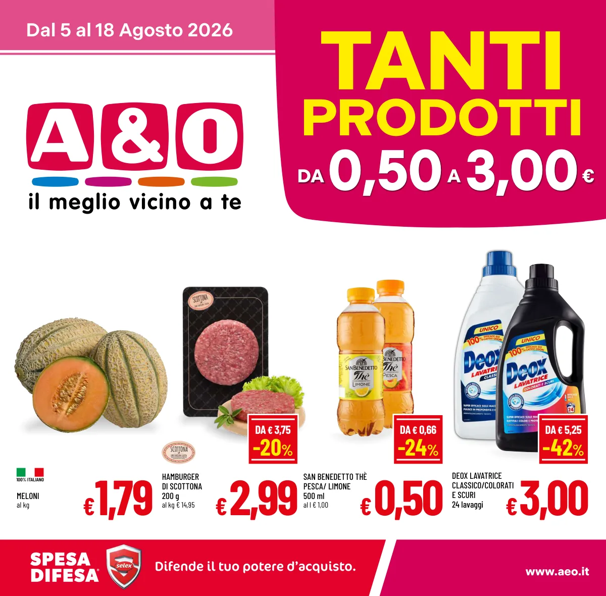 Volantino AeO a San Giovanni Ilarione