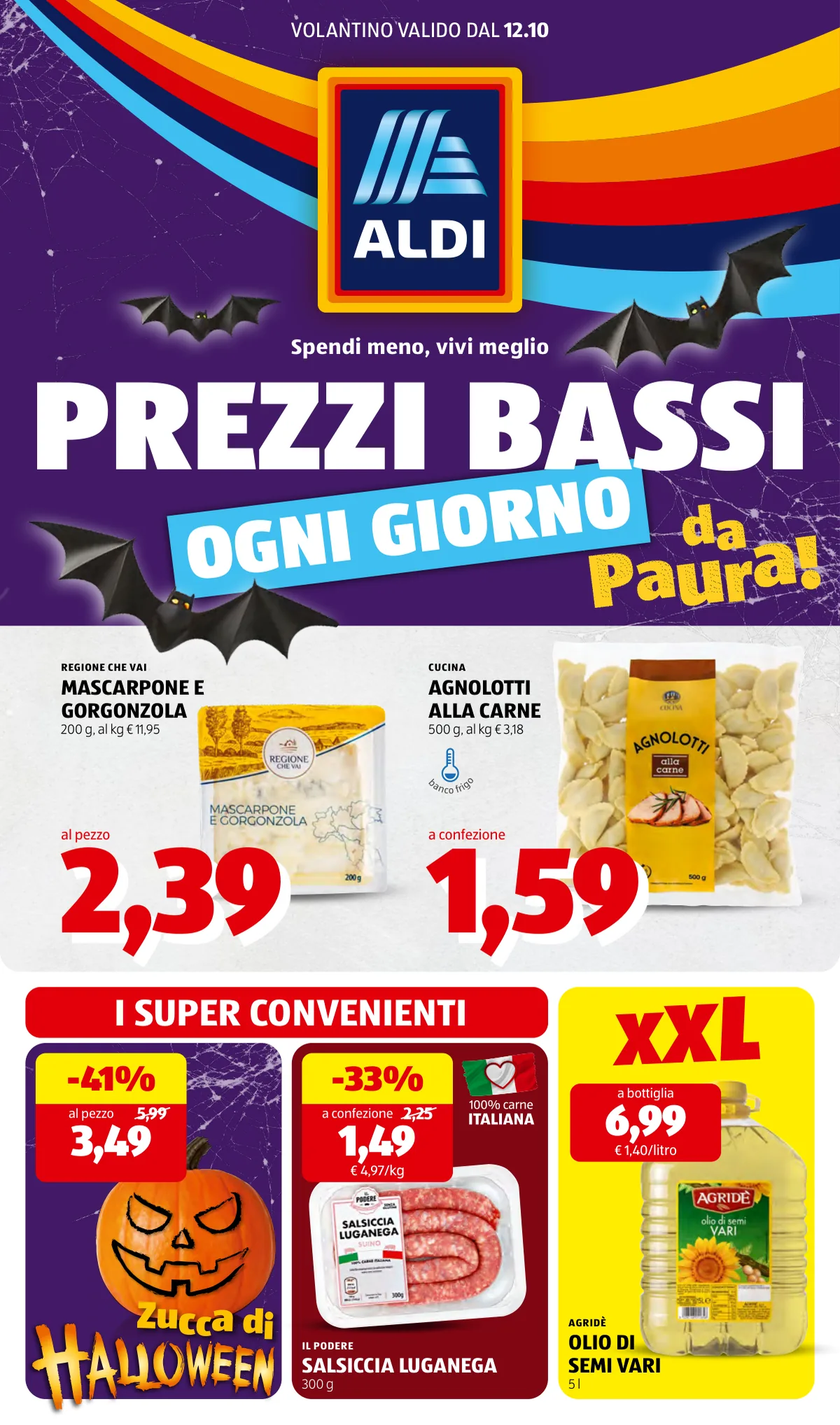 Copertina volantino aldi