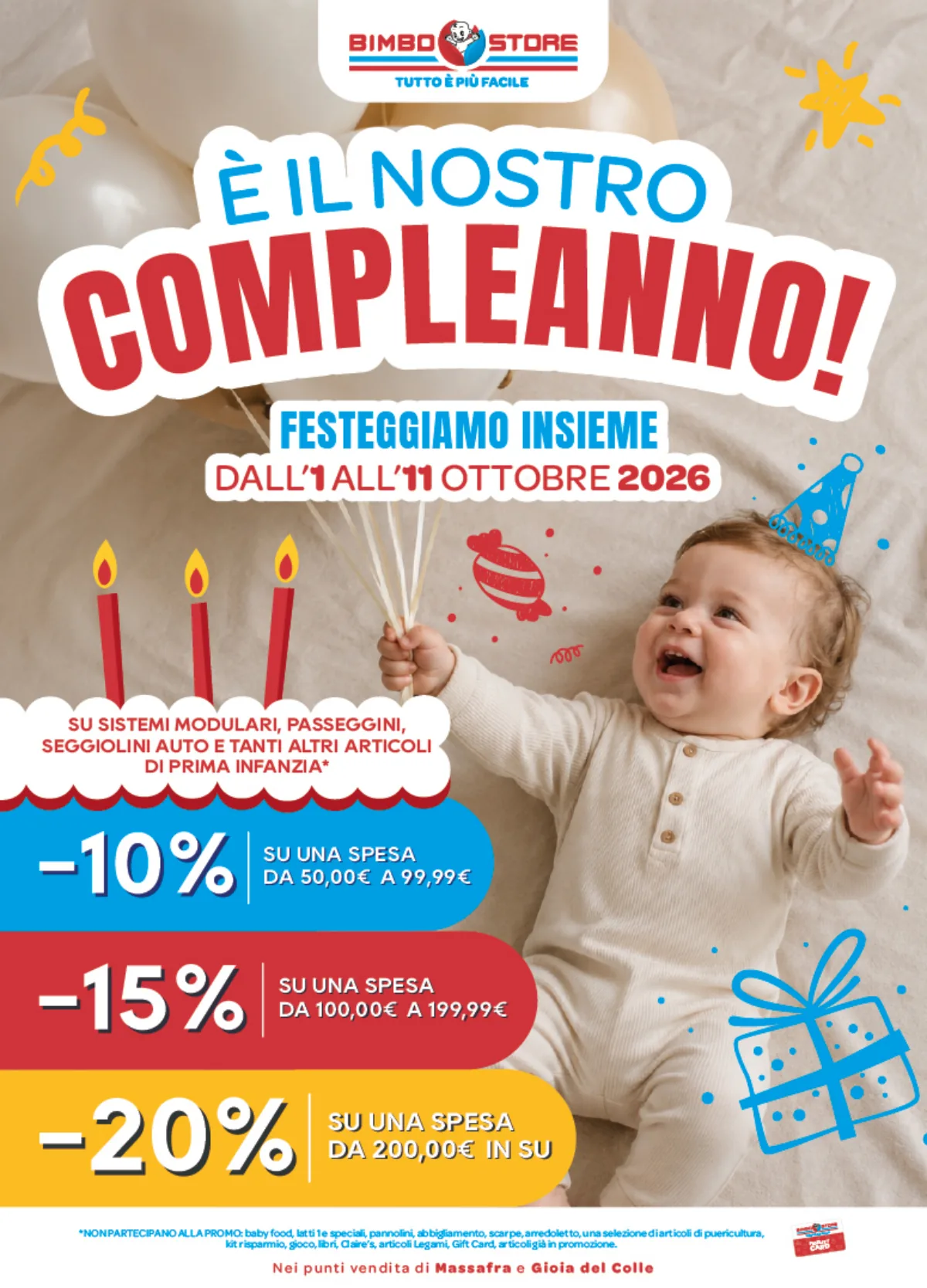 Copertina volantino BimboStore