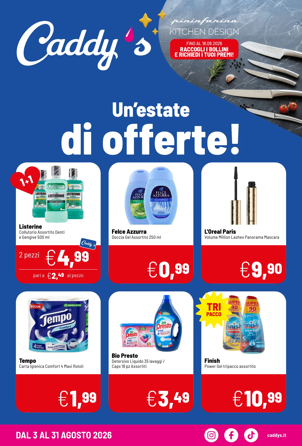Volantino caddys a Milano