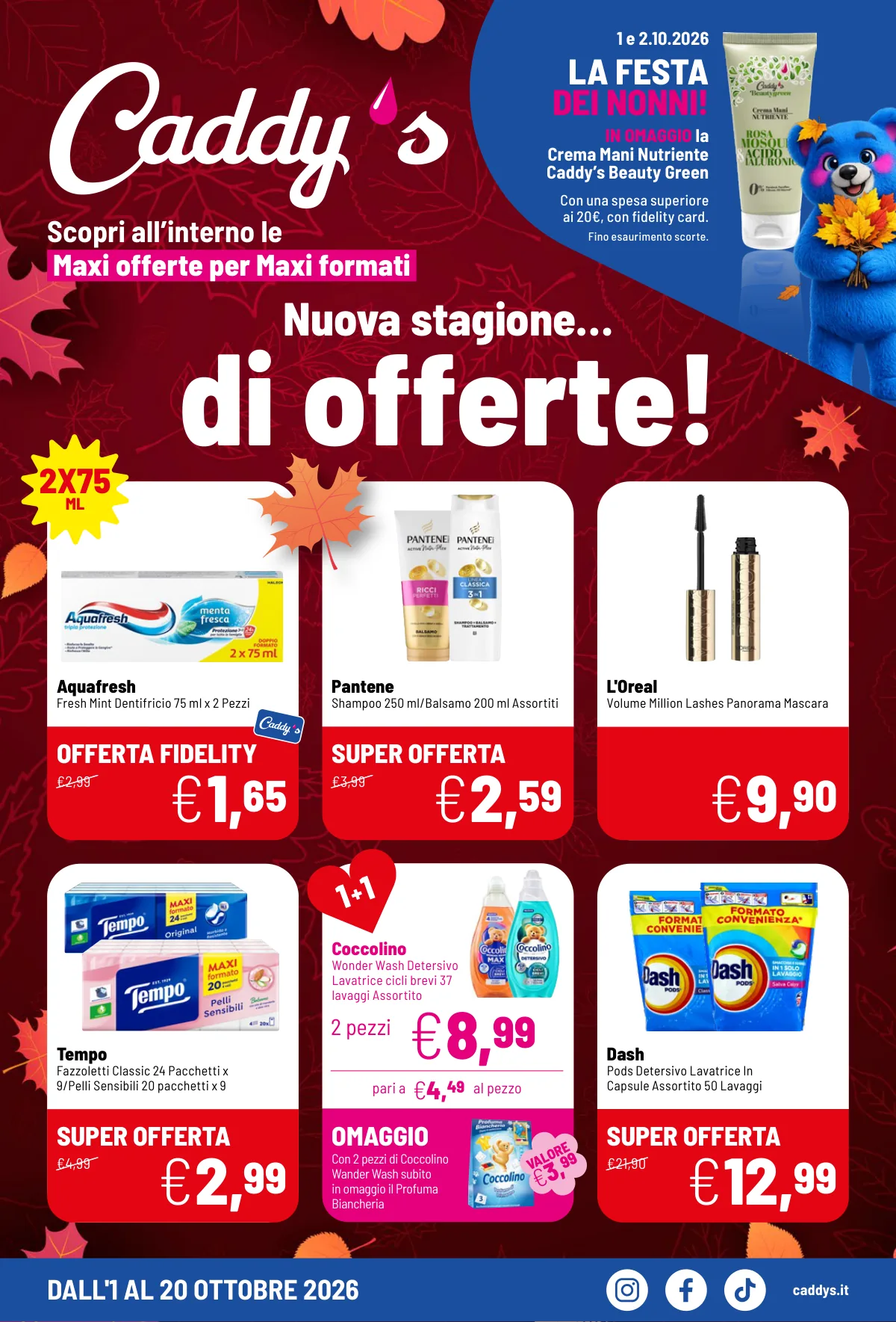 Copertina volantino caddys-maxistore