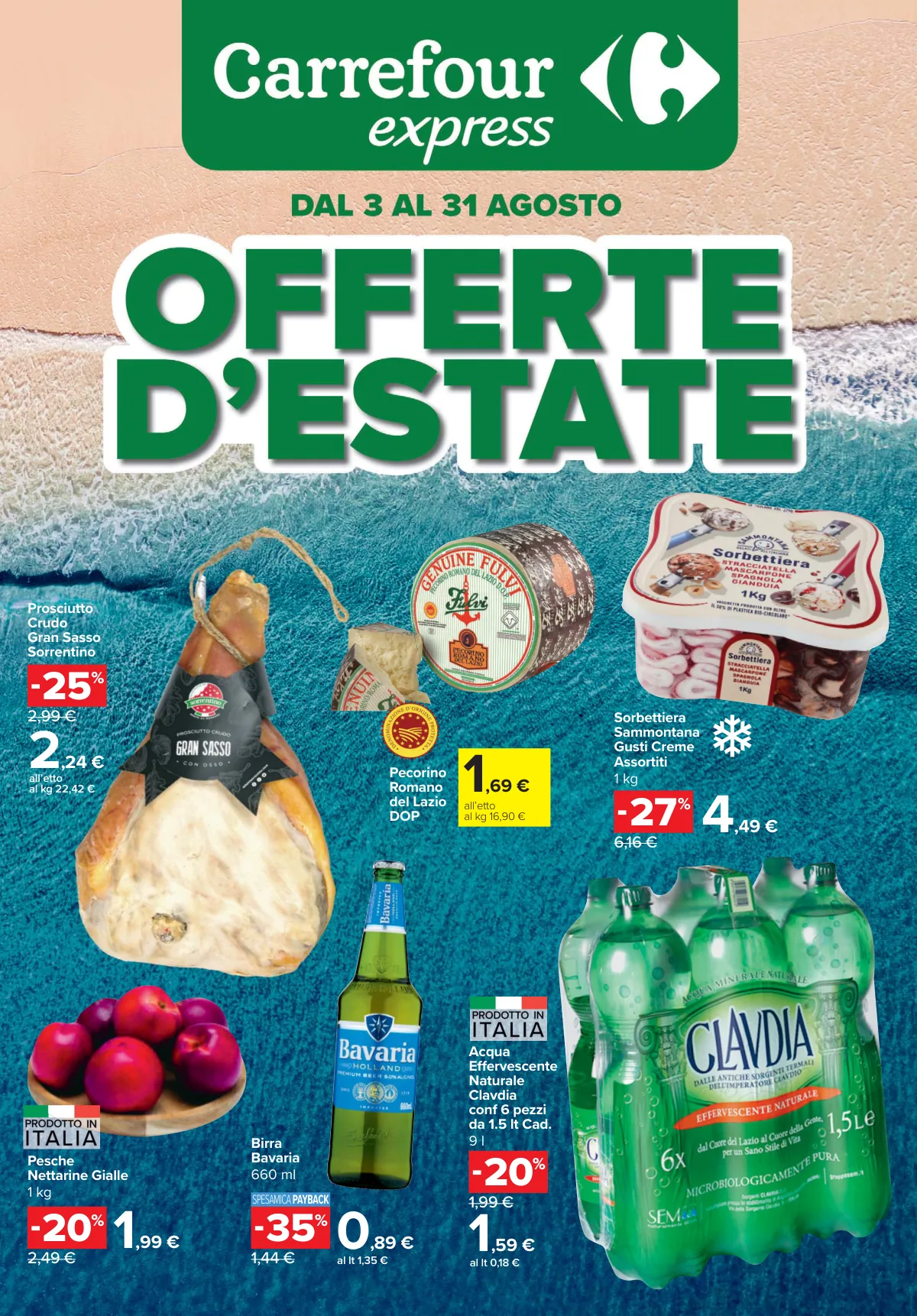 Volantino carrefour express a BRACCIANO