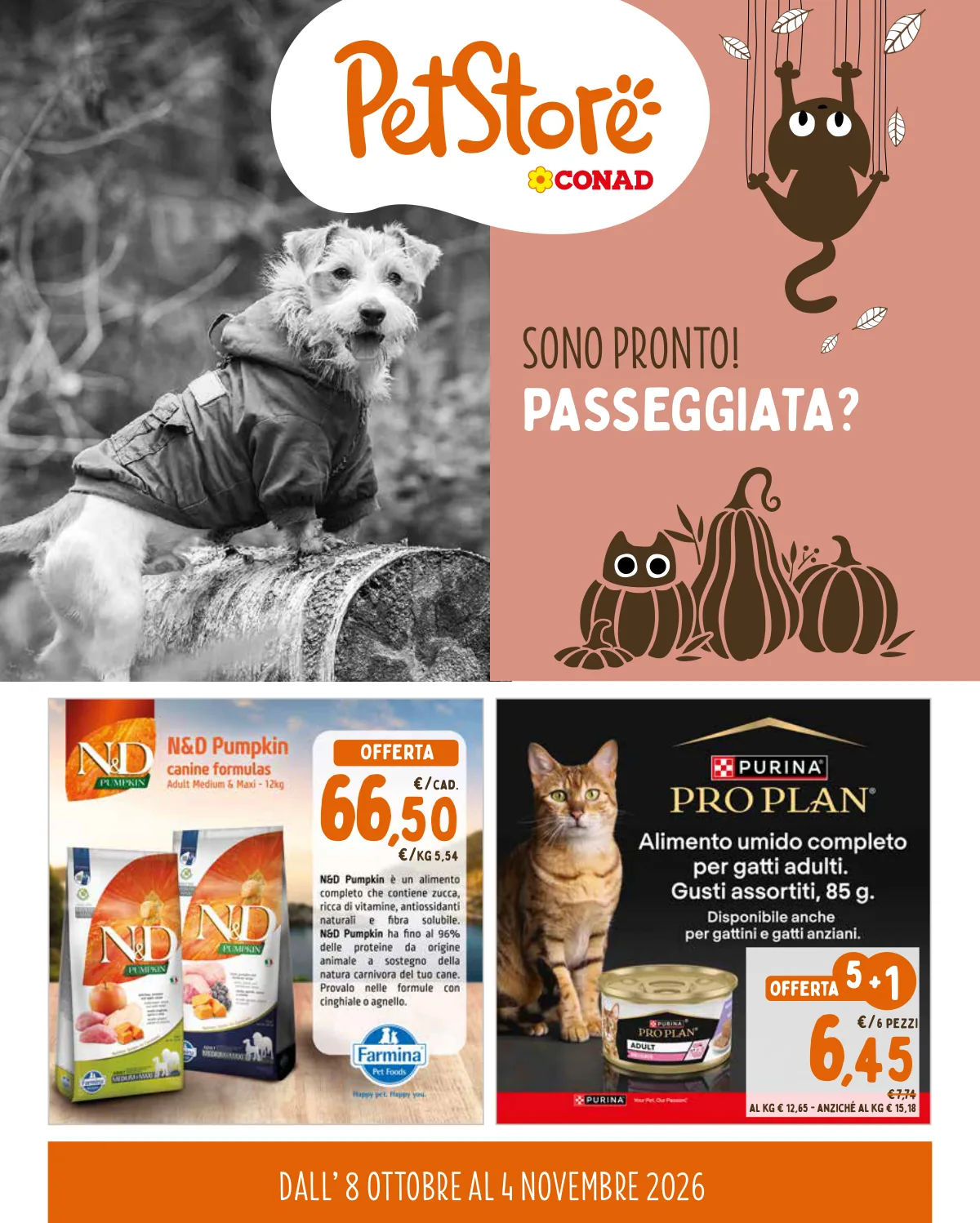 Volantino Pet Store Conad offerte Rescaldina