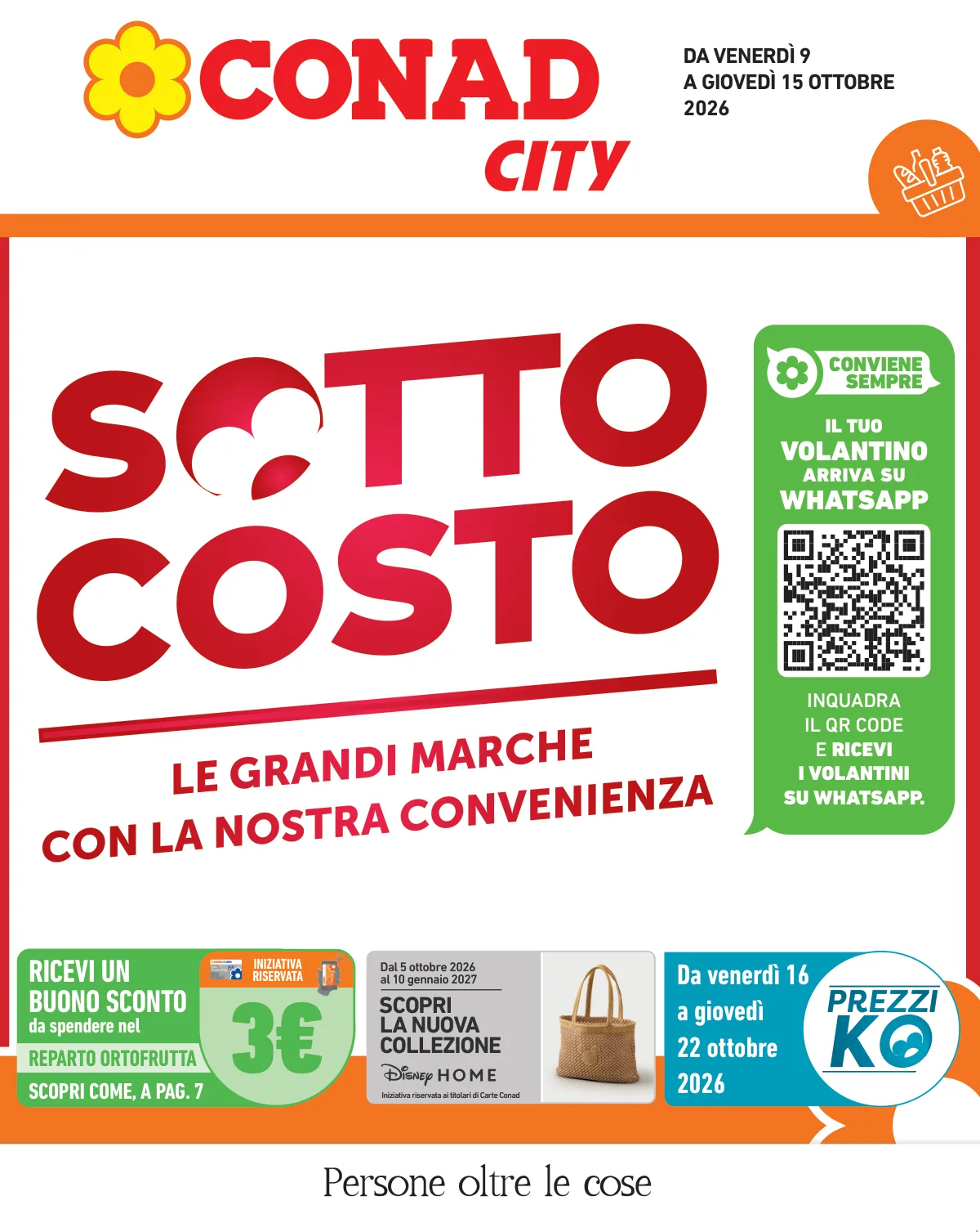 Copertina volantino Conad City
