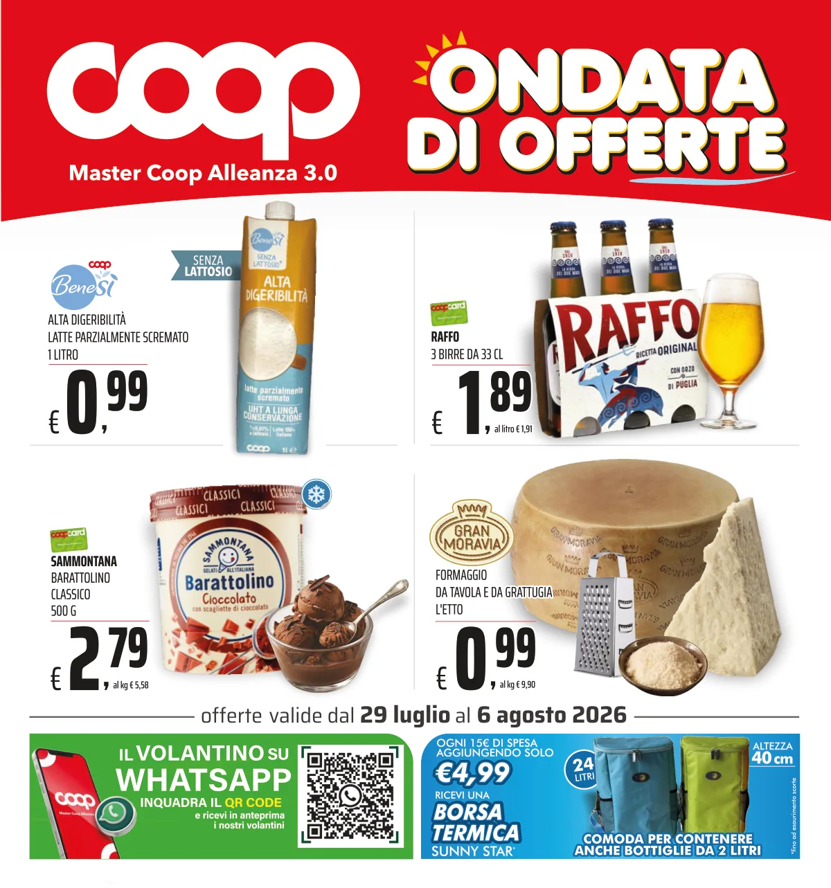 Volantino coop a Bari