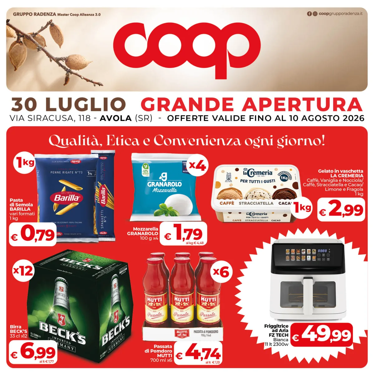 Volantino coop a CATANIA