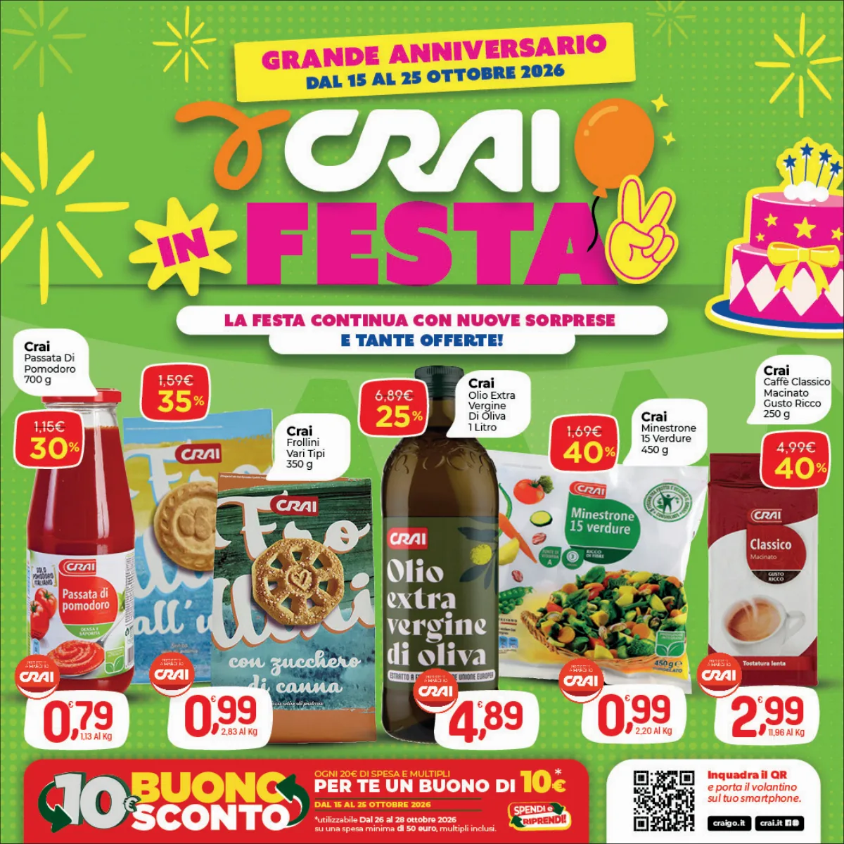 Volantino crai