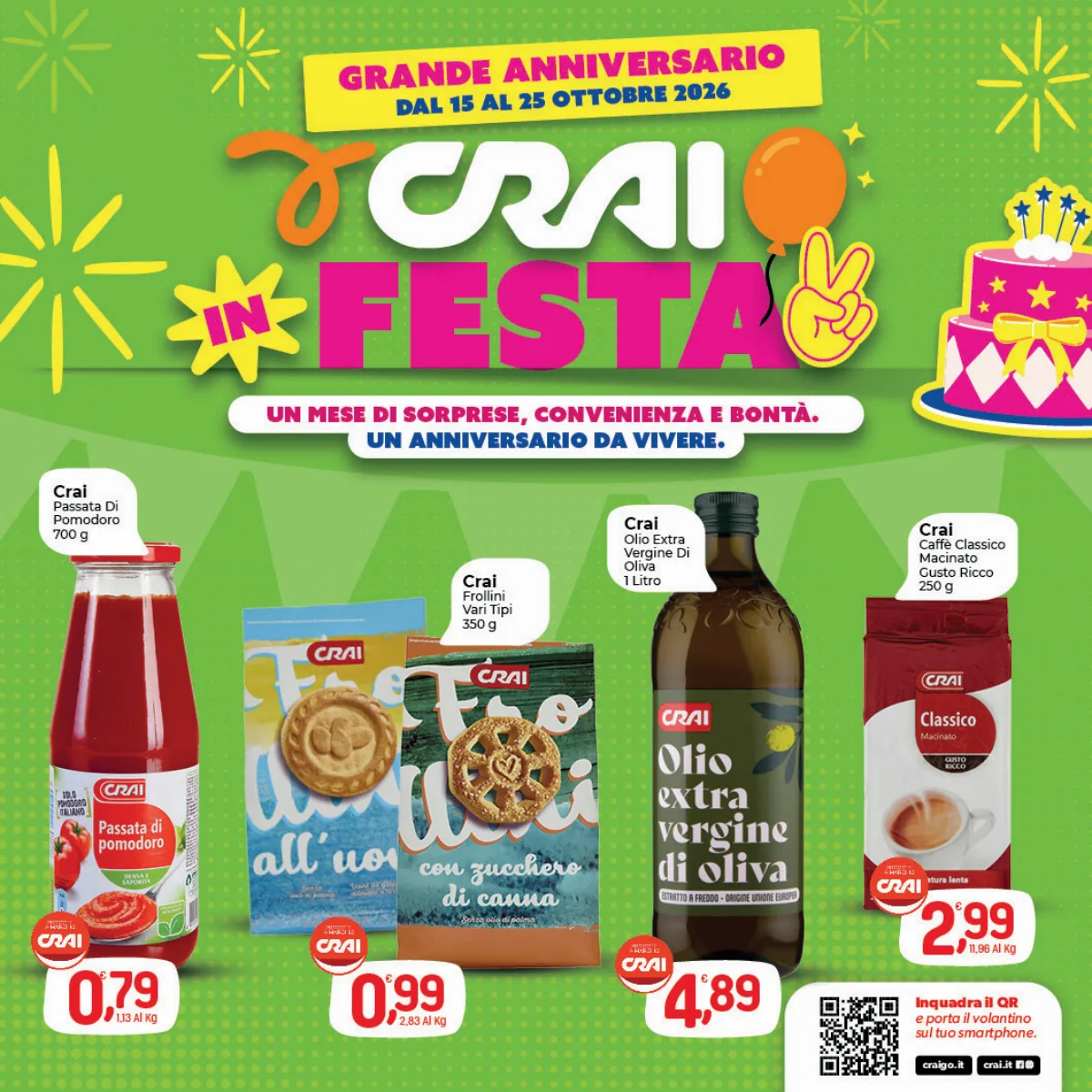 Copertina volantino crai