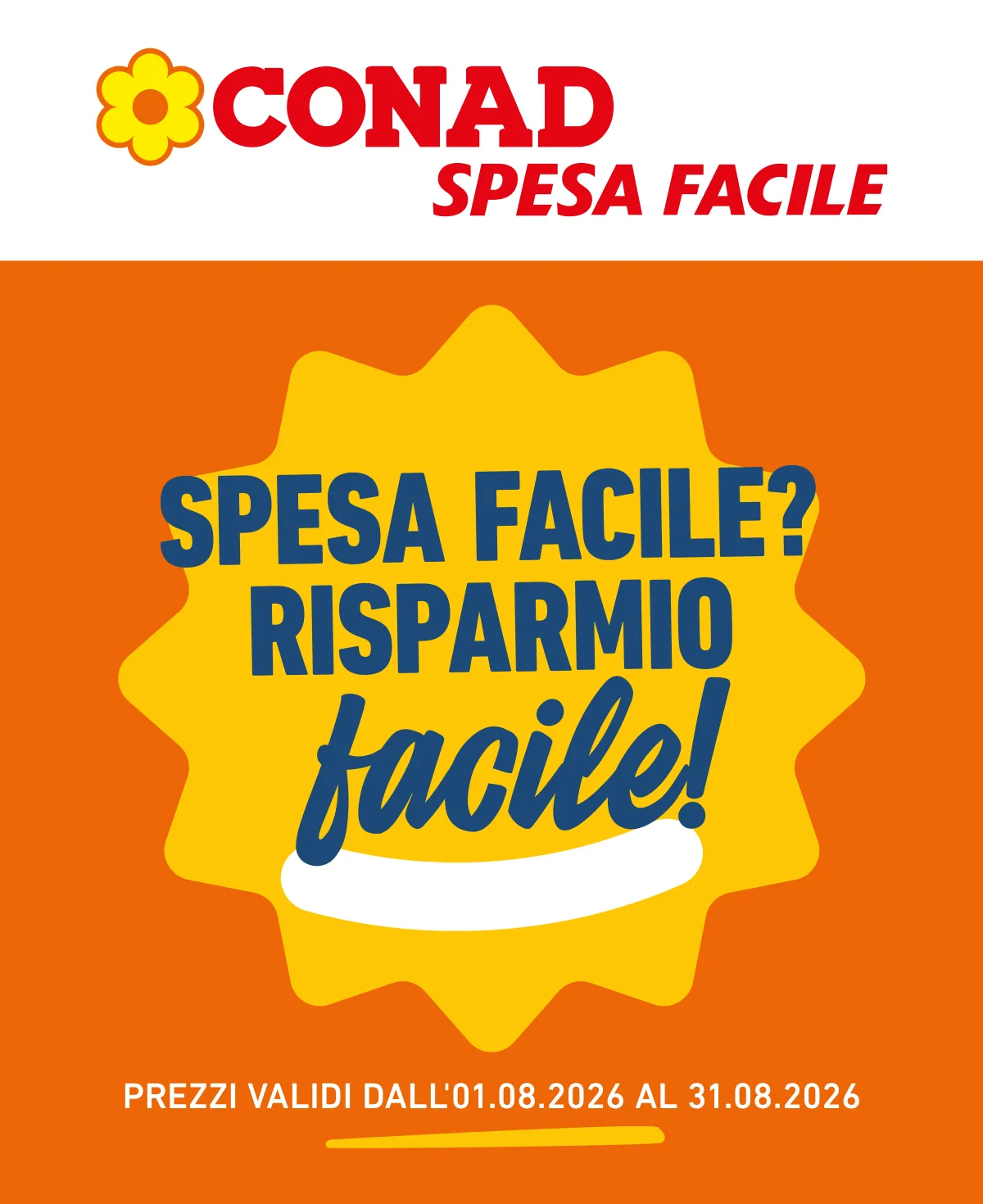 Volantino Spesa Facile Conad