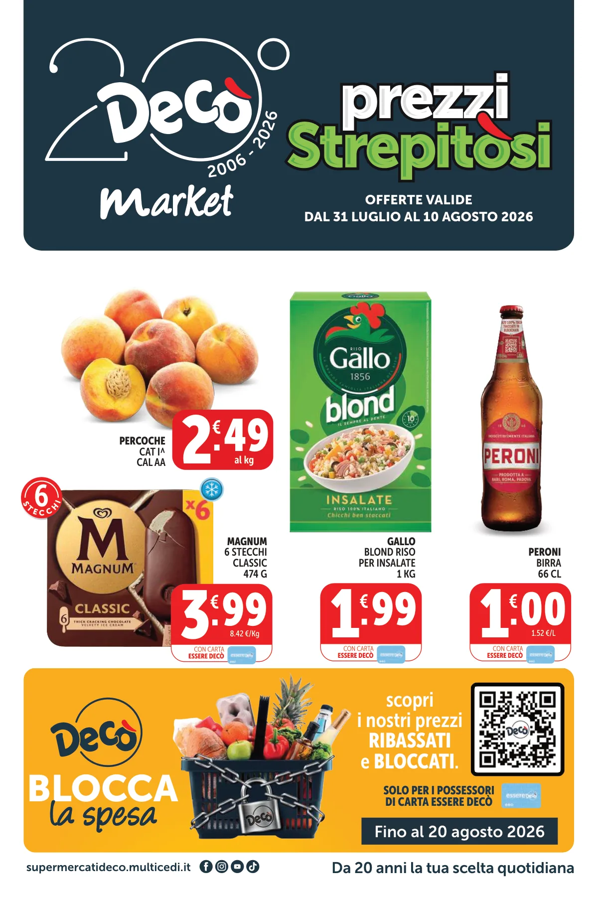Volantino minimarket deco