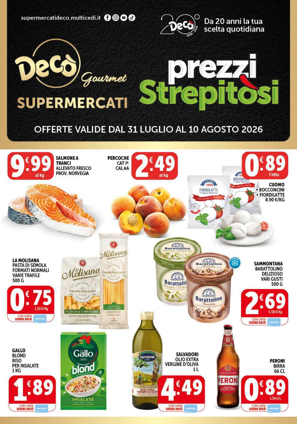 Volantino maxistore deco a Roma