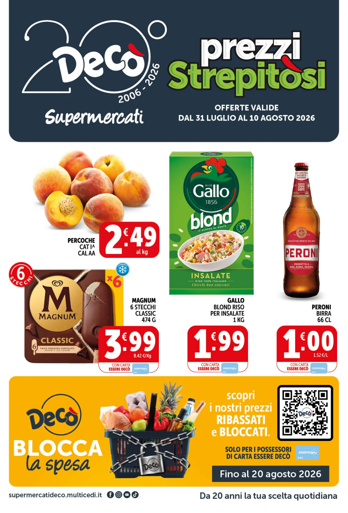 Volantino supermarket deco a Agropoli