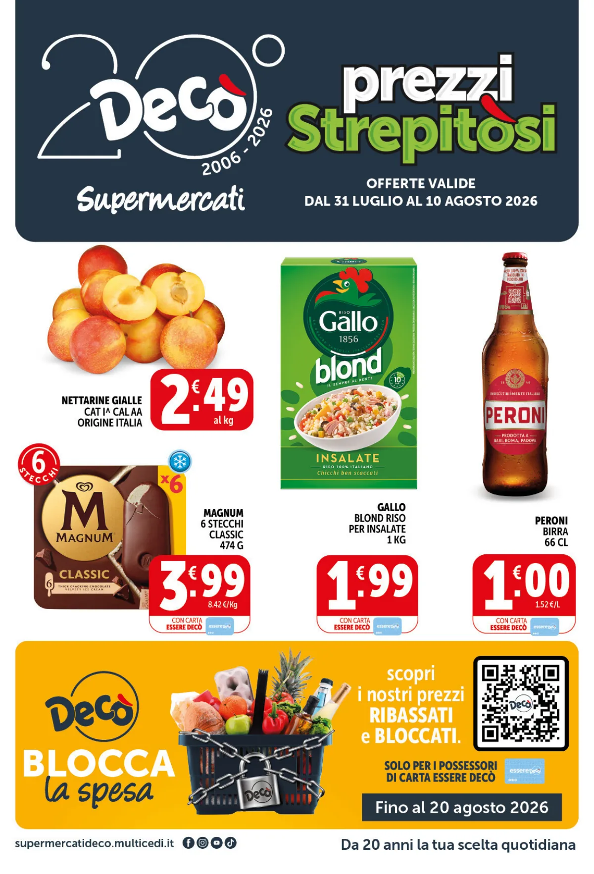Volantino supermarket deco a Andria