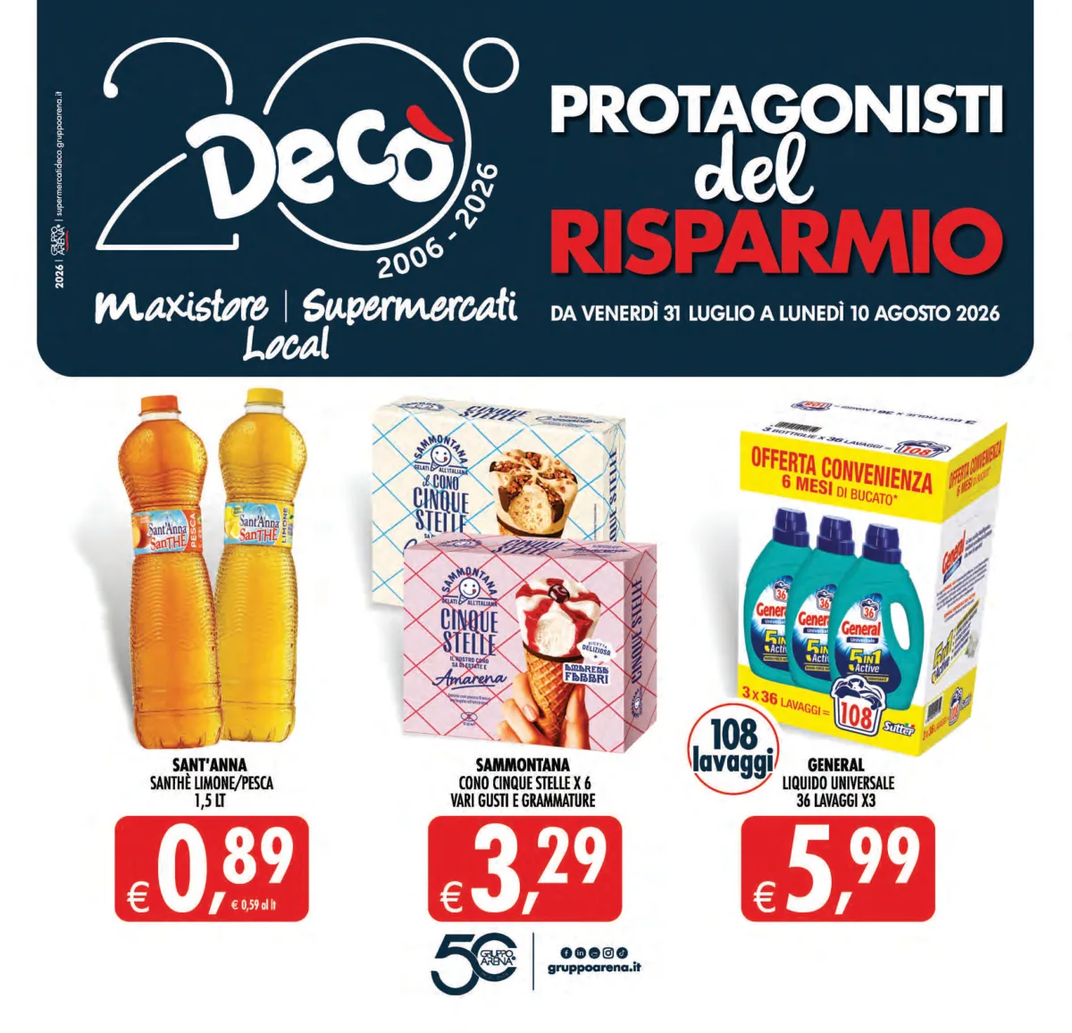 Volantino maxistore deco a Palermo