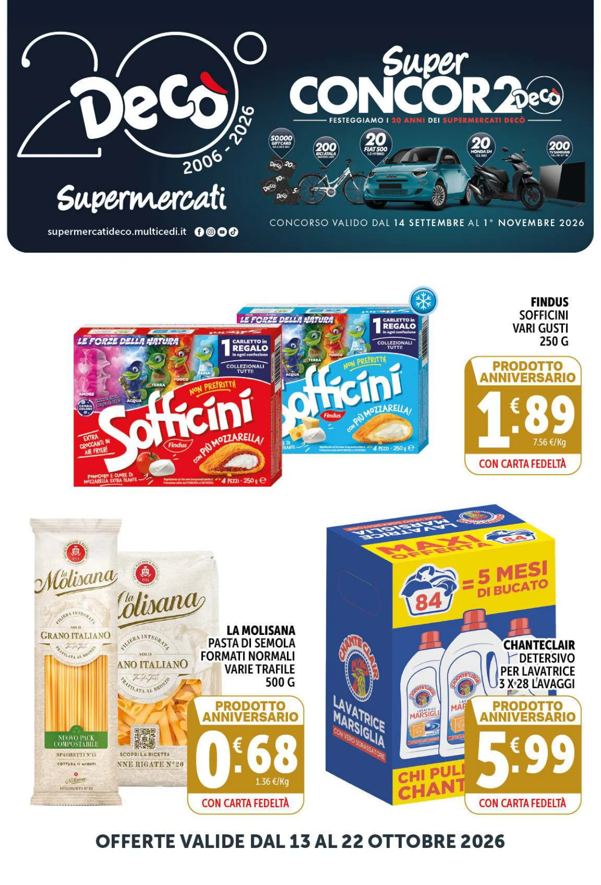 Volantino supermarket deco