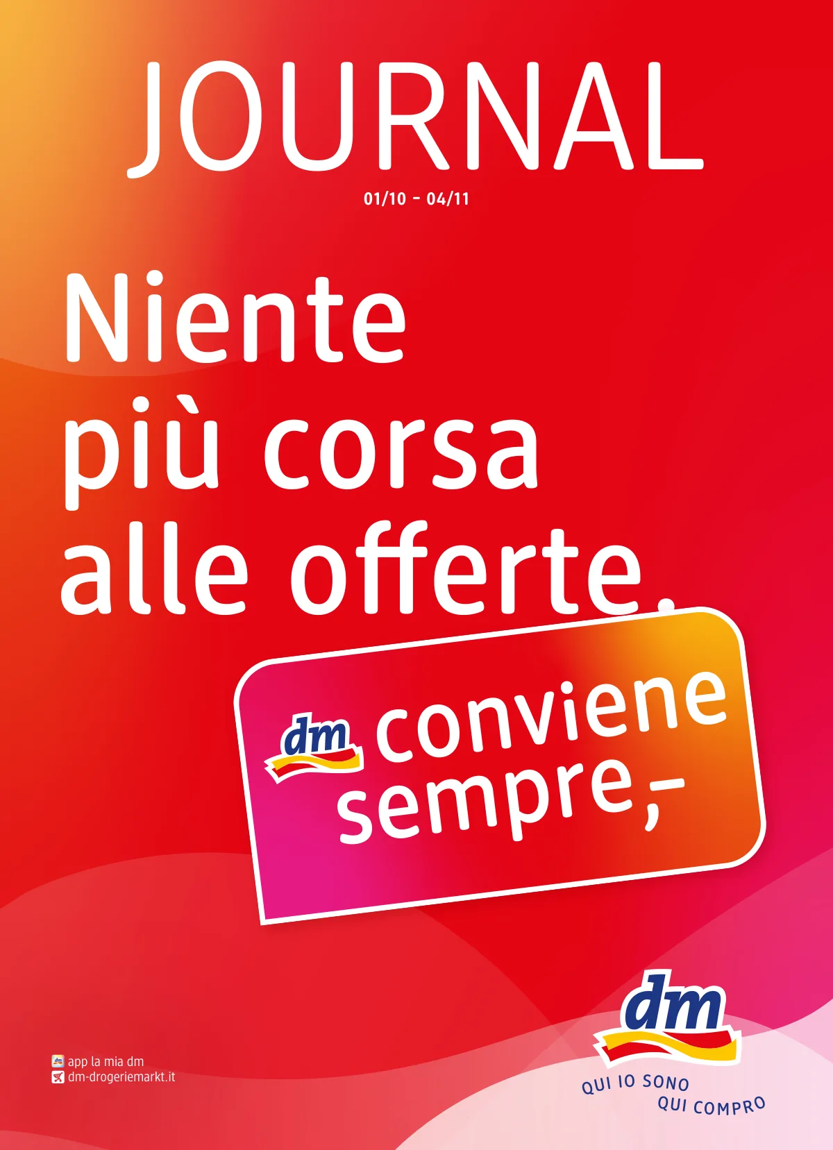Copertina volantino dm drogerie markt