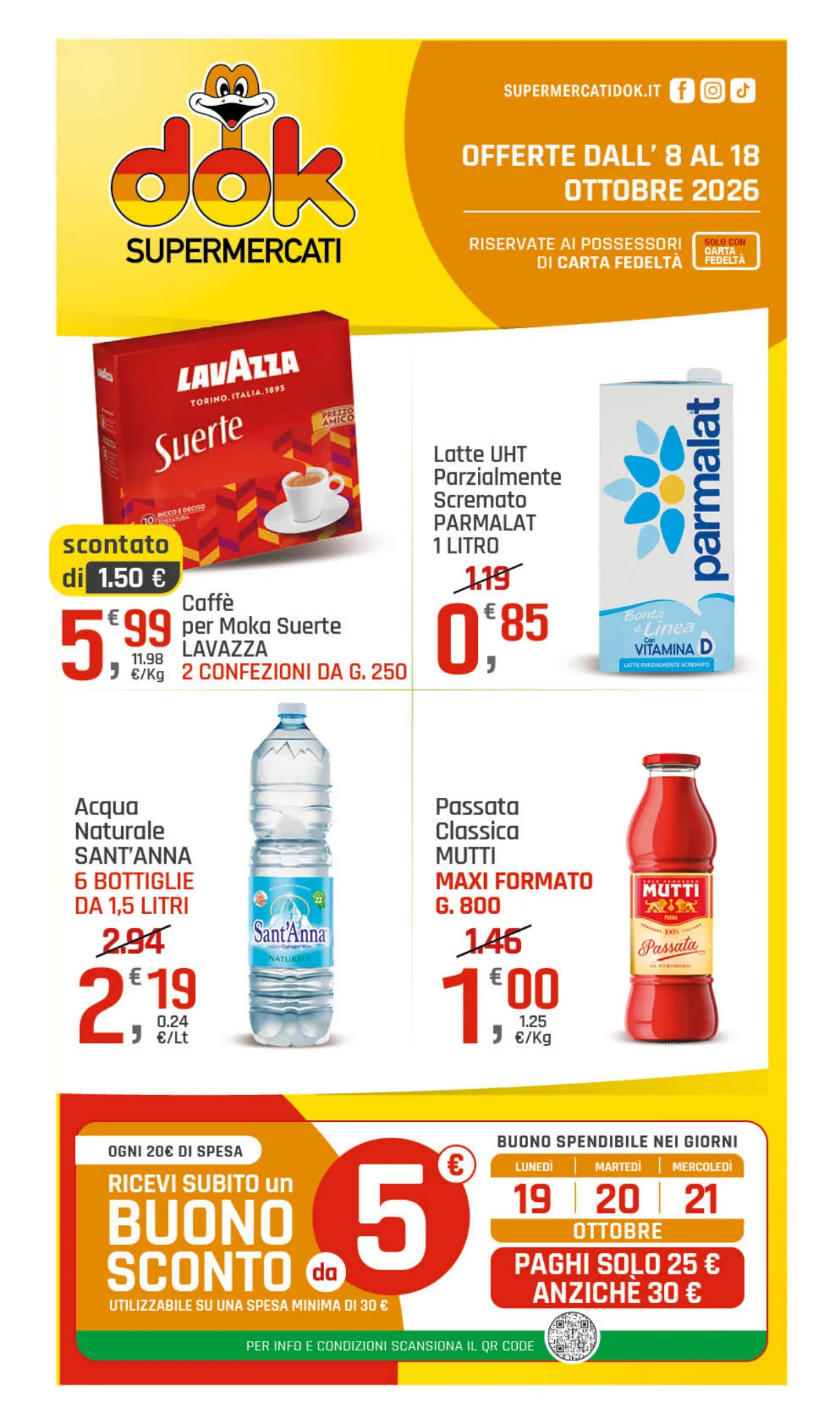 Copertina volantino SuperMercati DOK