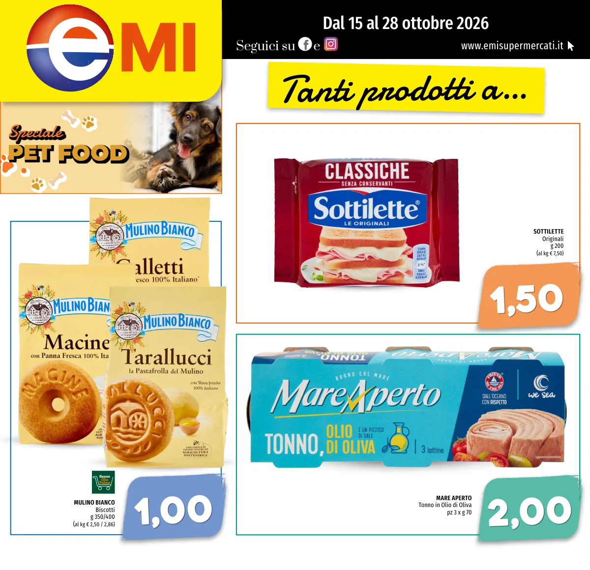 Copertina volantino EMI