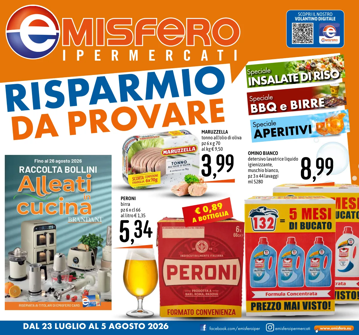 Volantino Emisfero a Bassano del Grappa