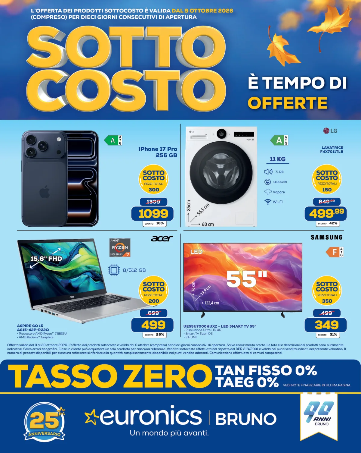 Copertina volantino Euronics
