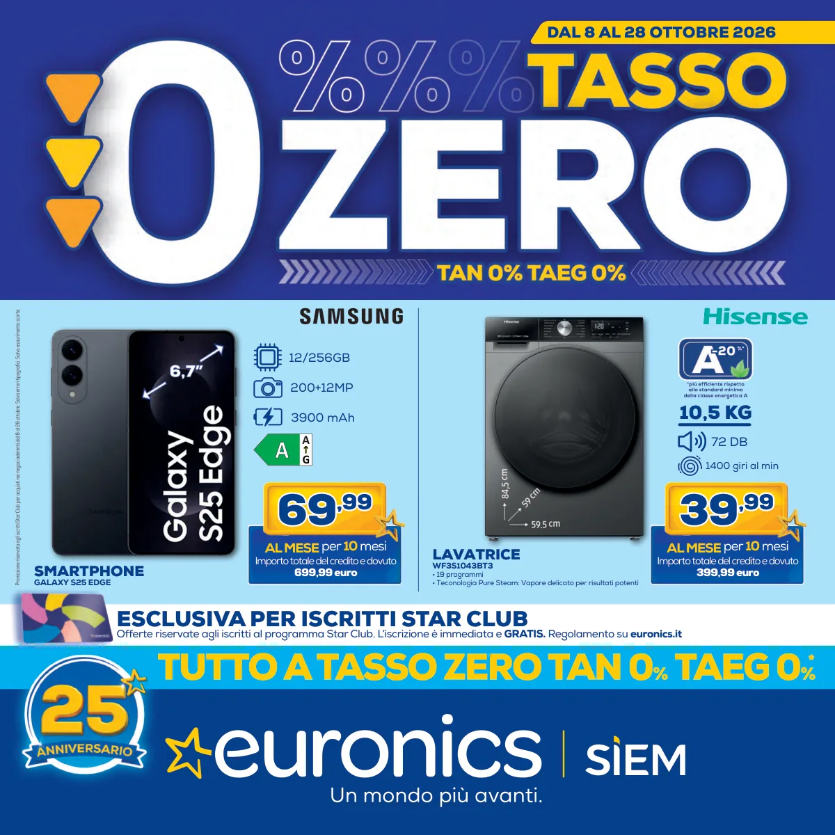Copertina del volantino Euronics