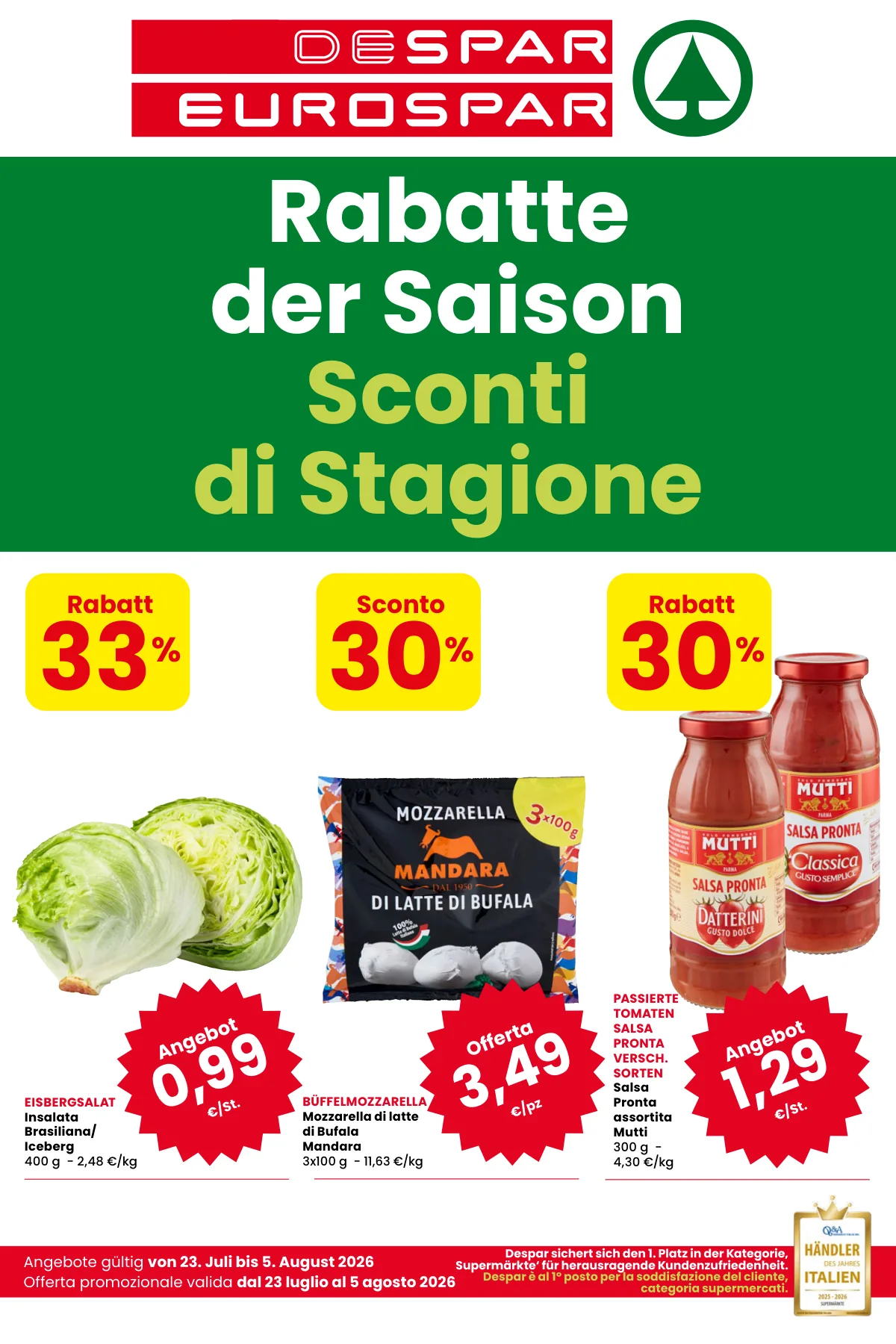 Volantino eurospar