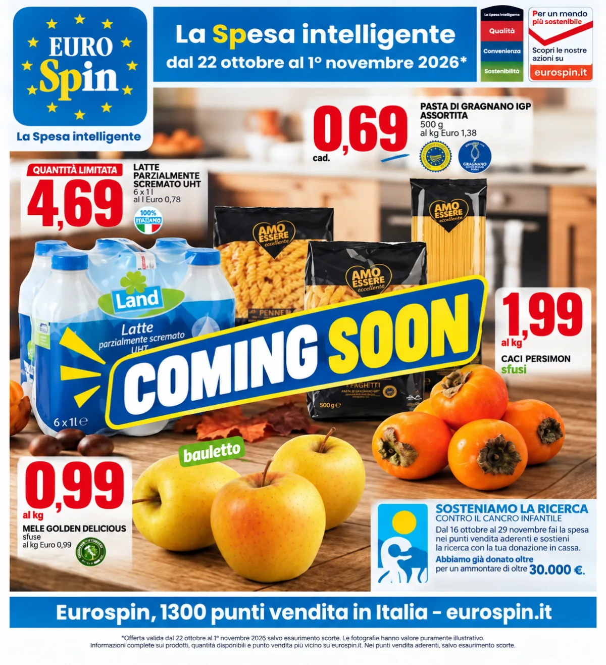 Copertina volantino eurospin