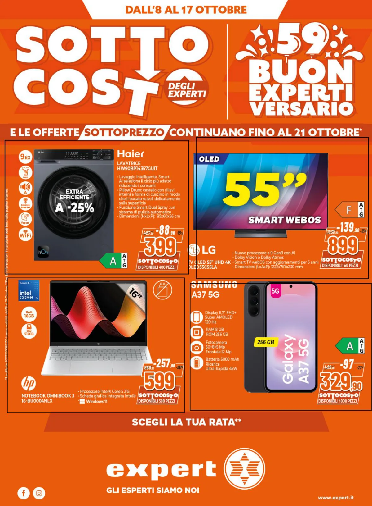 Copertina volantino Expert