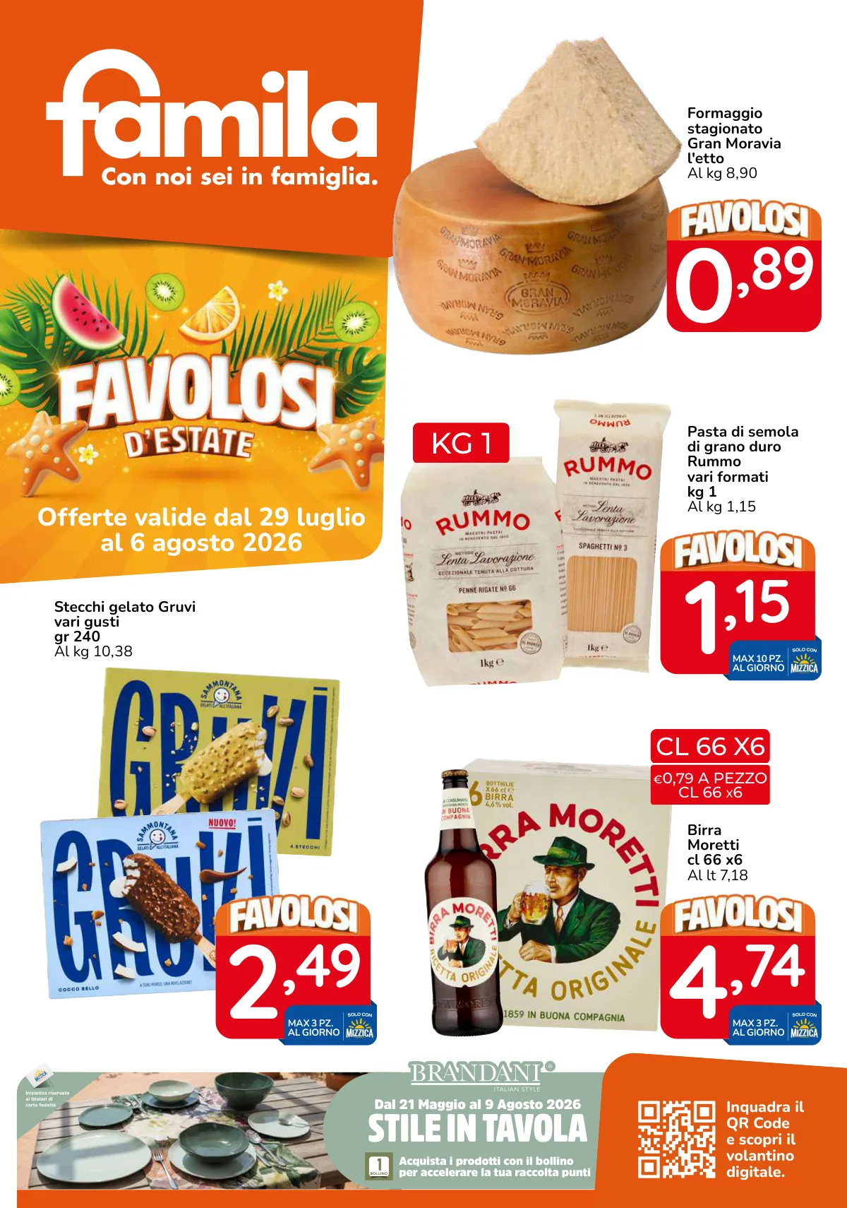 Volantino famila a Palermo