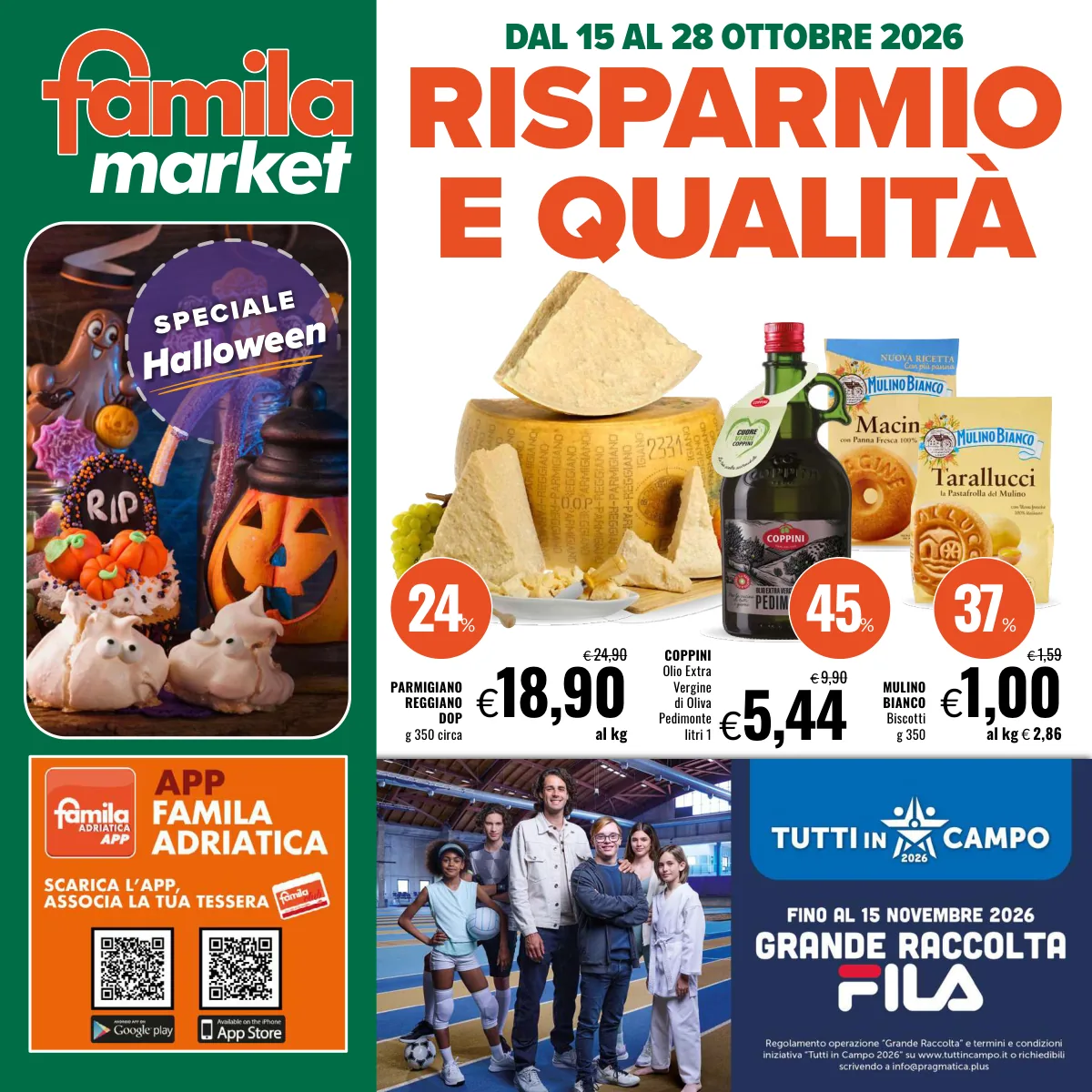 Copertina volantino famila