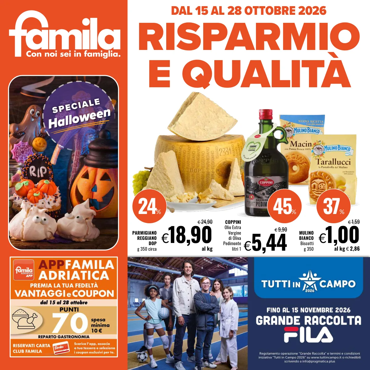 Copertina volantino famila