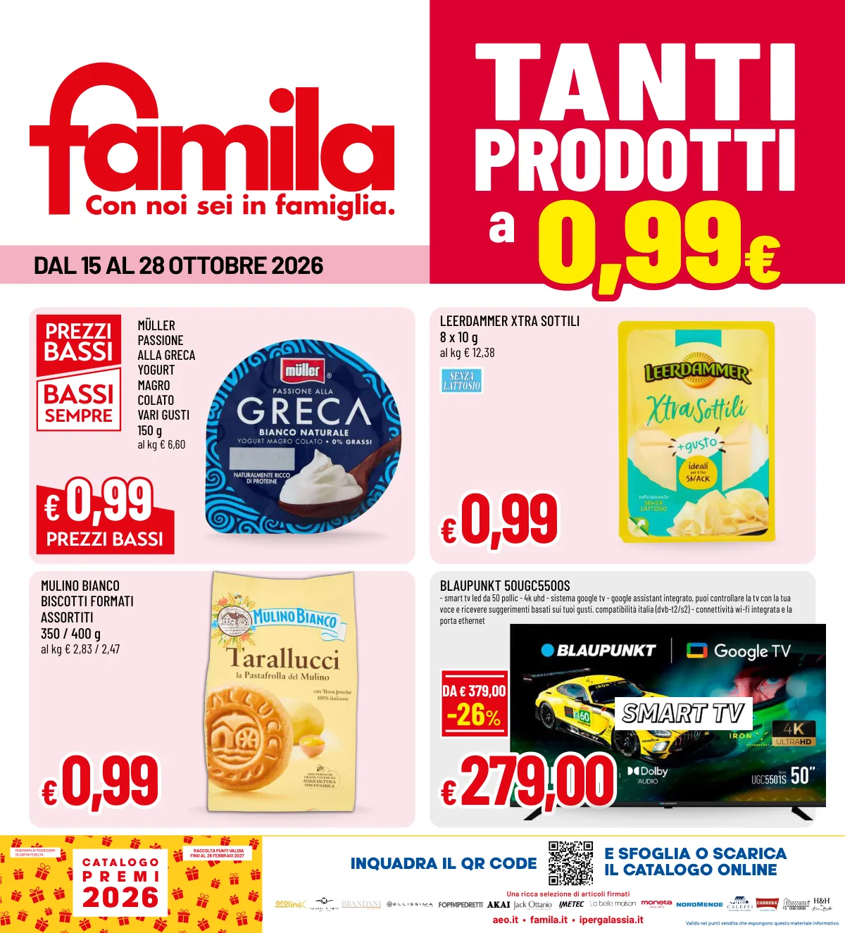 Copertina volantino famila