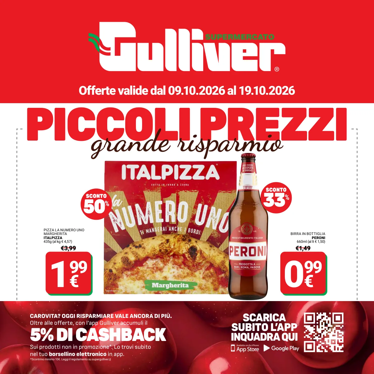 Copertina volantino gulliver