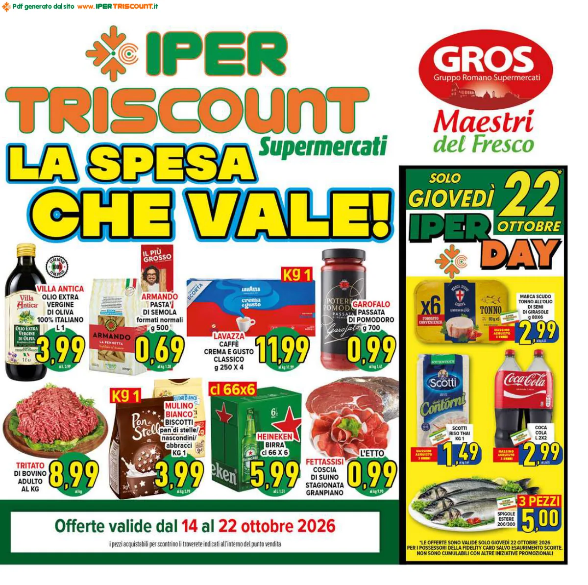 Volantino Ipertriscount