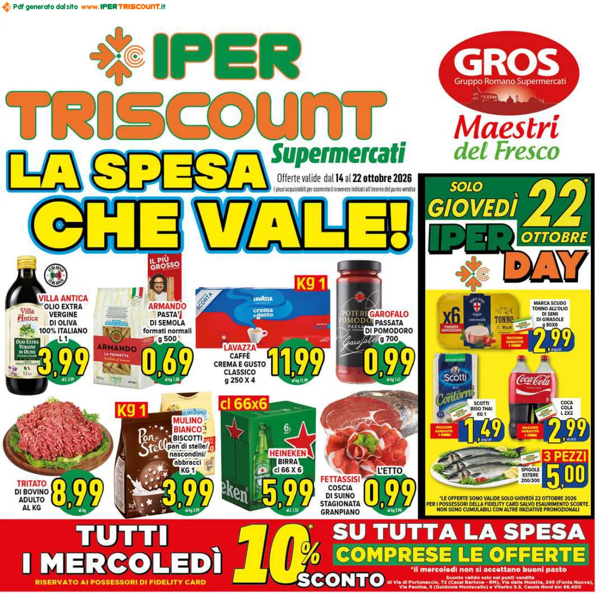 Volantino Ipertriscount