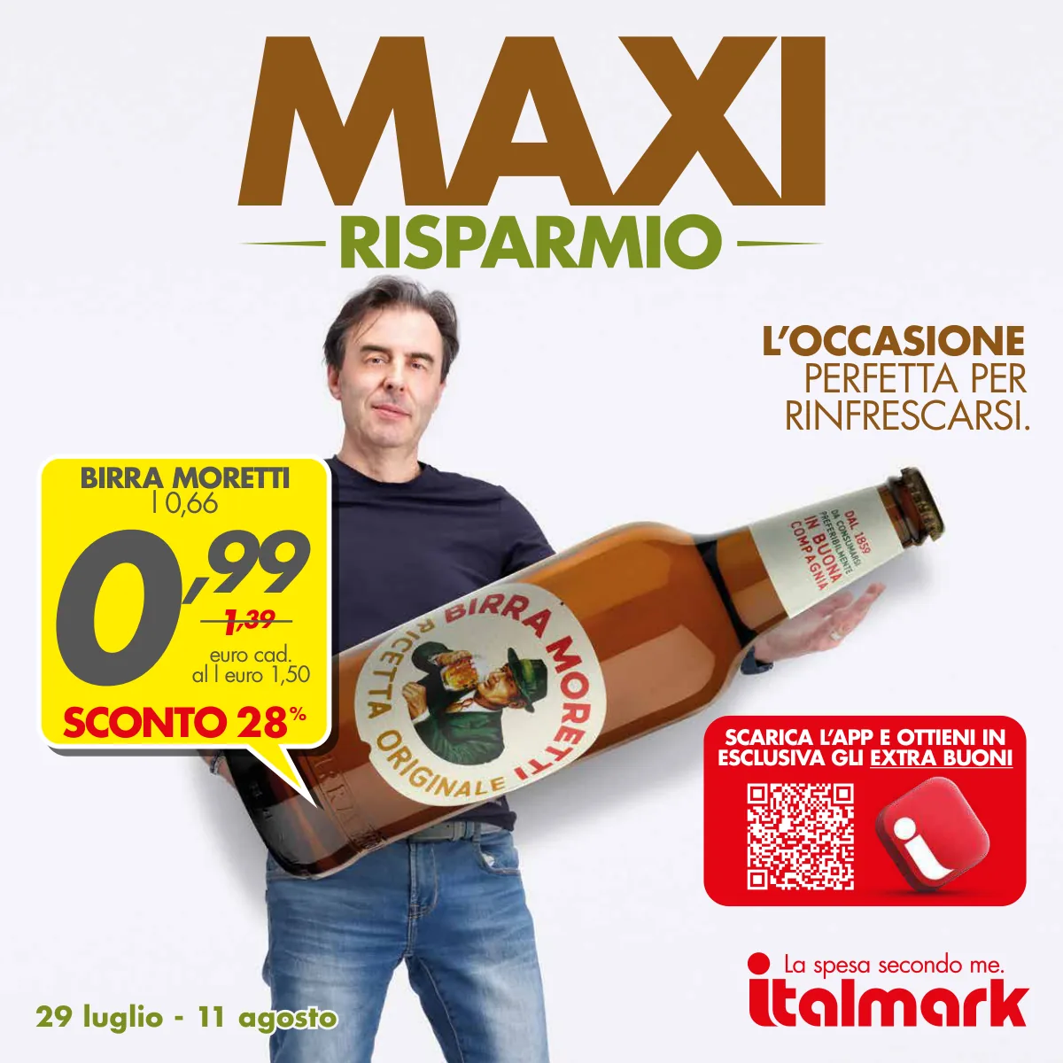 Volantino italmark a Bergamo