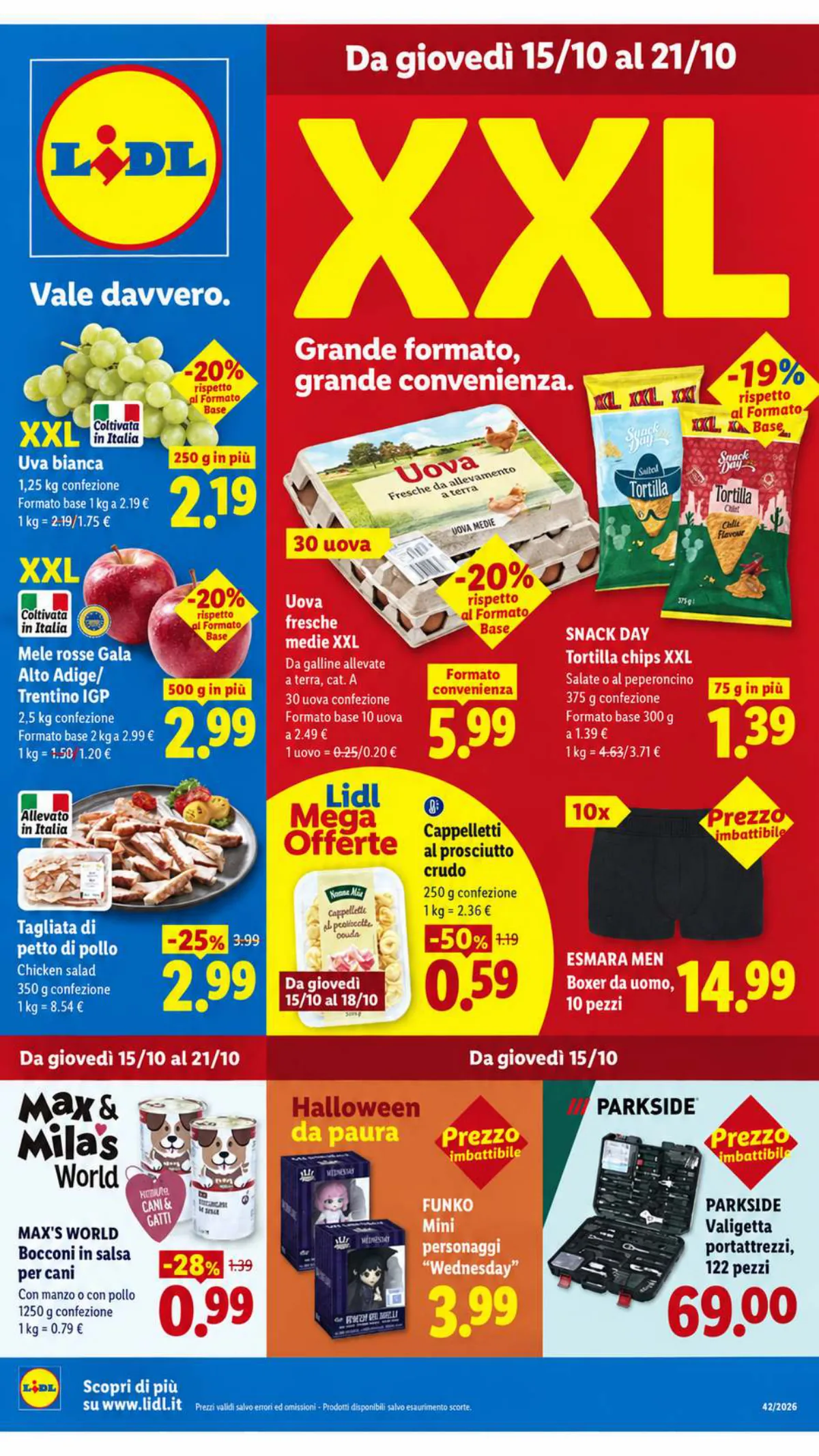 Copertina volantino lidl
