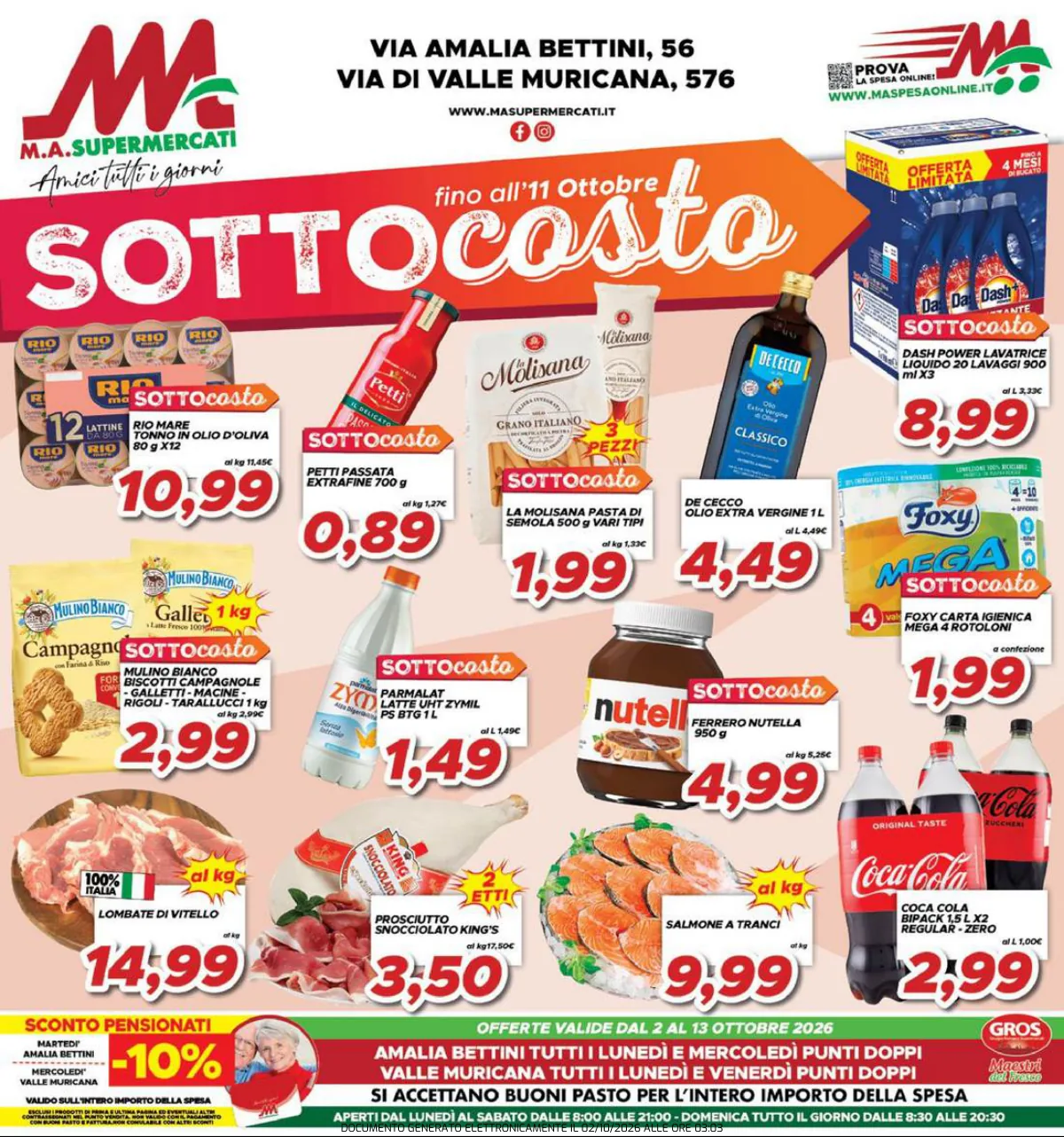 Volantino M.A. Supermercati