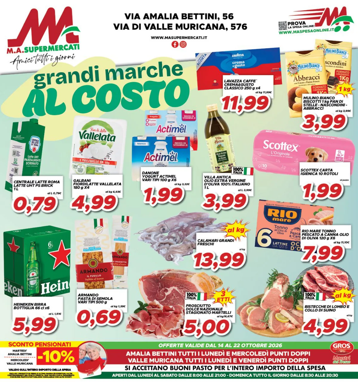 Copertina volantino M.A. Supermercati