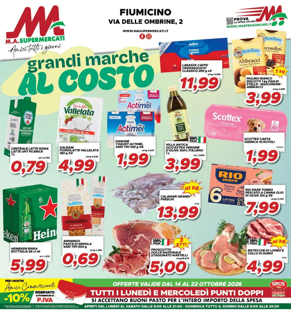 Copertina volantino M.A. Supermercati