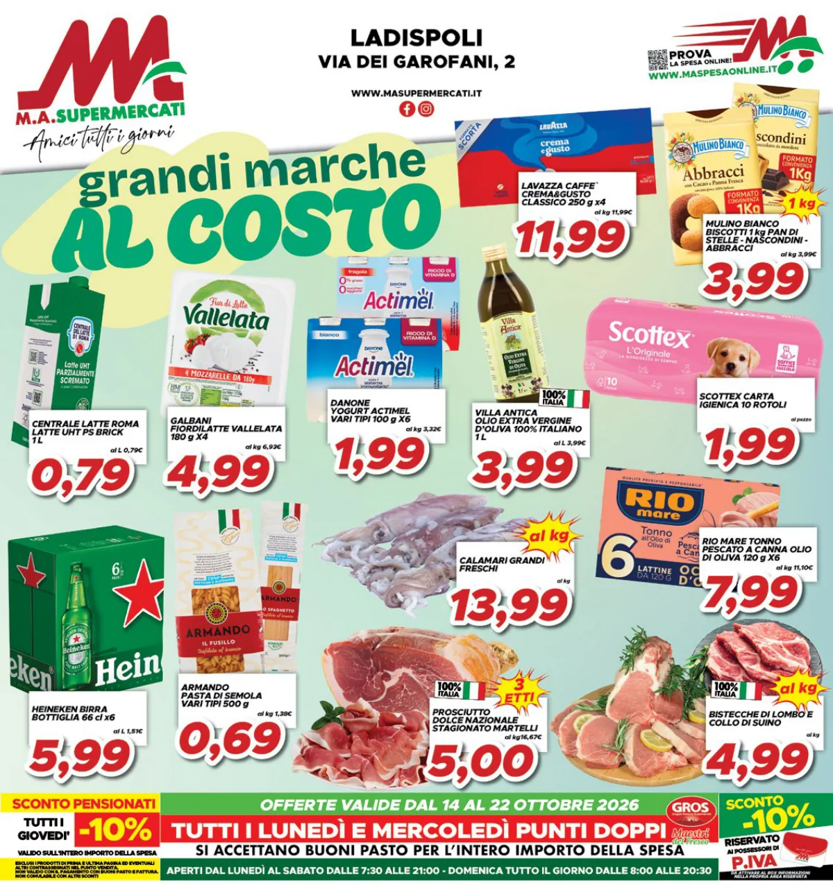 Copertina volantino M.A. Supermercati